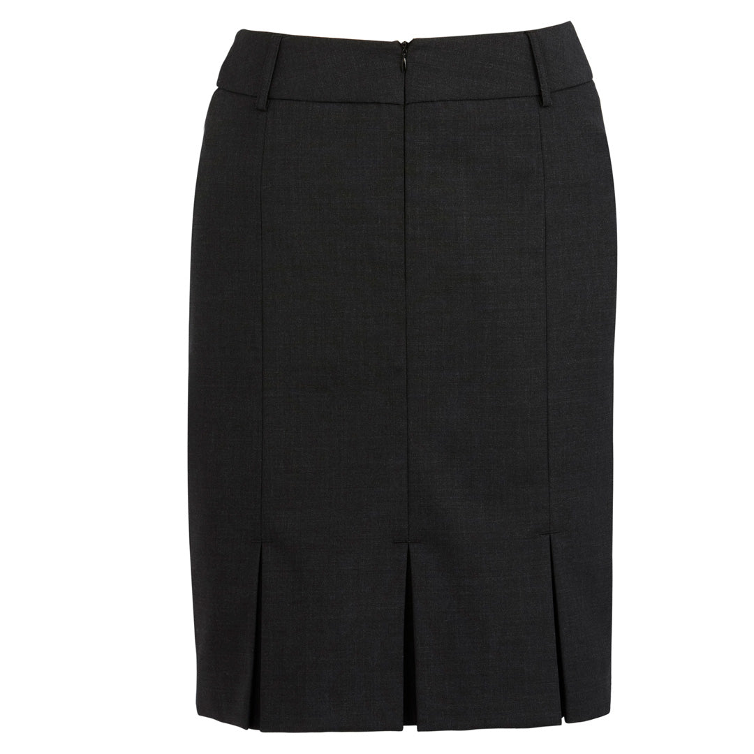 Biz Corporates The Cool Wool Pleat Skirt | Ladies Skirts