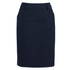 Biz Corporates The Cool Wool Pleat Skirt | Ladies Navy Skirts