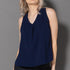 LSJ Collection The Crepe Top | Ladies | Sleeveless Navy Shirts & Tops
