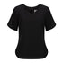 LSJ Collection The V-Neck Crepe Top | Ladies | Short Sleeve Black Shirts & Tops