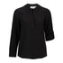 LSJ Collection The Mandarin Crepe Top | Ladies | Long Sleeve Black Shirts & Tops