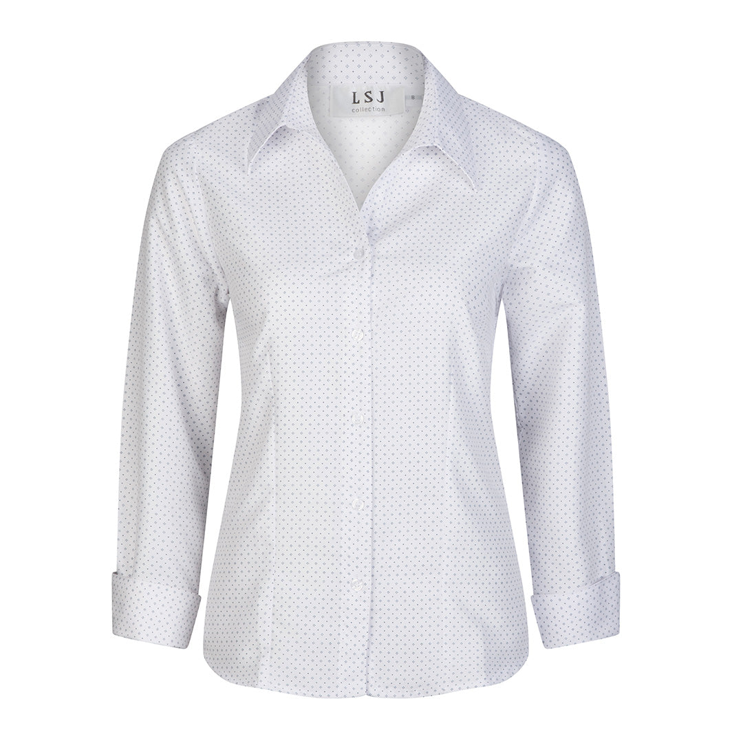 LSJ Collection The Flinders Shirt | Ladies | Long Sleeve White Shirts & Tops