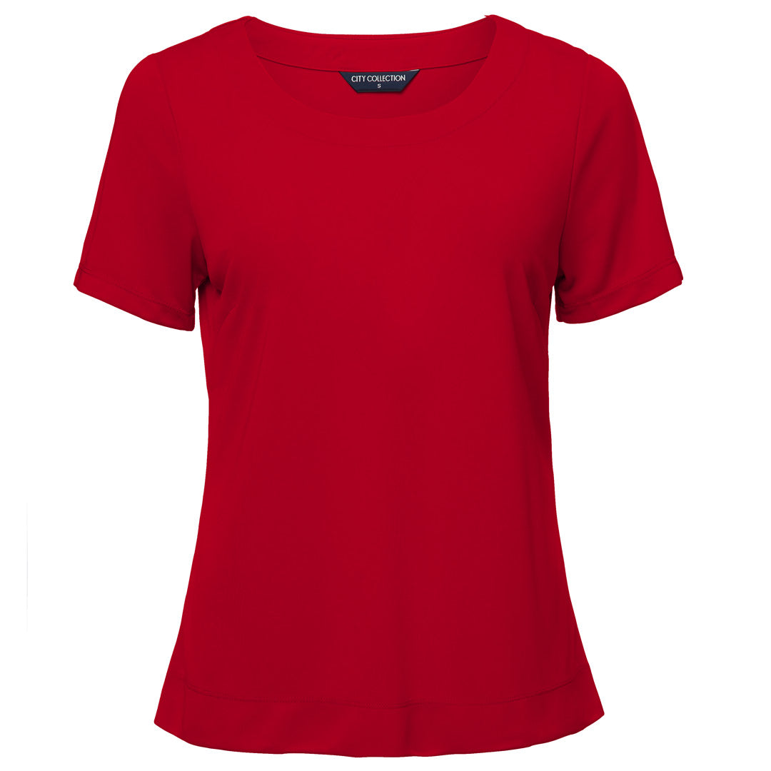 City Collection The Smart Knit | Ladies | Short Sleeve Chilli Shirts & Tops