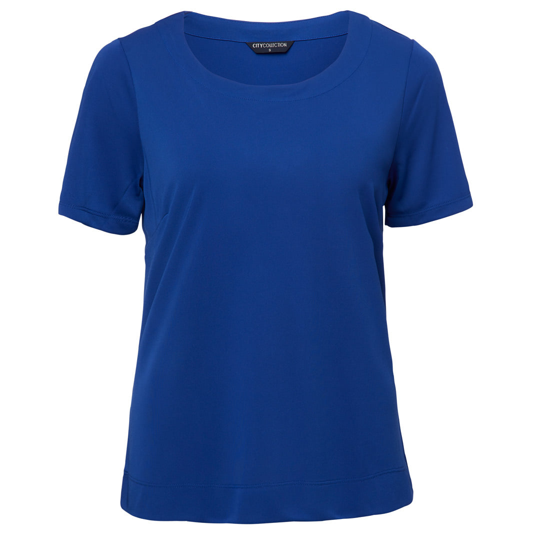 City Collection The Smart Knit | Ladies | Short Sleeve Royal Shirts & Tops