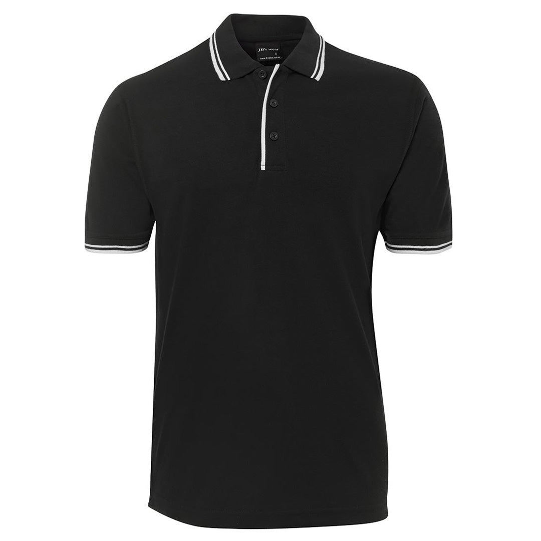 Jbs Wear The Contrast Polo | Adults | Black Base Shirts & Tops