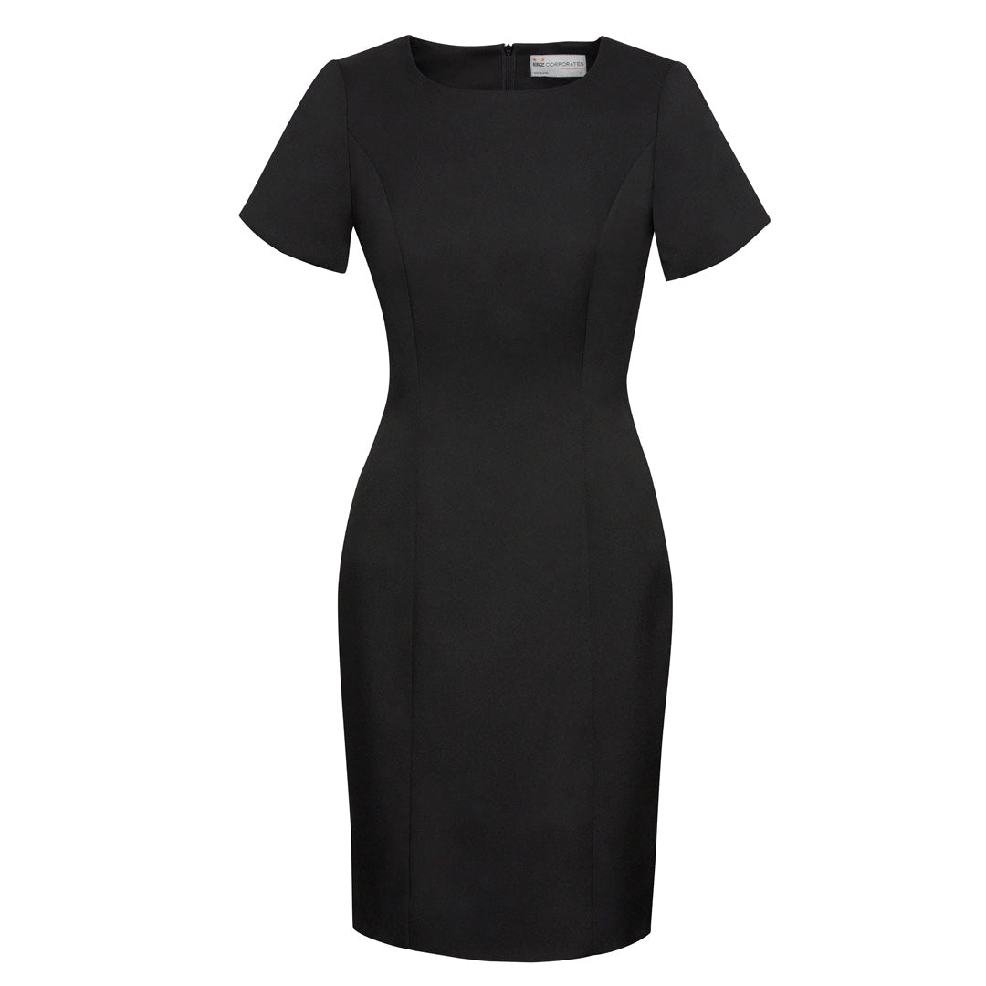 Biz Corporates The Cool Stretch Dress | Short Sleeve Black Dresses