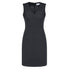 Biz Corporates The Cool Stretch Dress | V Neck | Sleeveless Charcoal Dresses