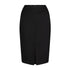 LSJ Collection The Front Pleat Skirt | Wool Black Skirts