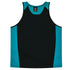 Aussie Pacific The Premier Singlet | Kids Black/Teal Shirts & Tops