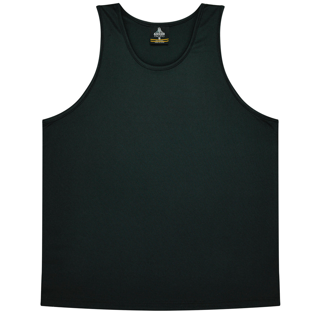 Aussie Pacific The Botany Singlet | Kids Black Shirts & Tops