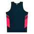 Aussie Pacific The Tasman Singlet | Kids | Navy Base Navy/Neon Pink Shirts & Tops