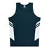 Aussie Pacific The Tasman Singlet | Kids | Navy Base Navy/White Shirts & Tops