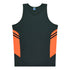 Aussie Pacific The Tasman Singlet | Kids | Grey Base Slate/Neon Orange Shirts & Tops