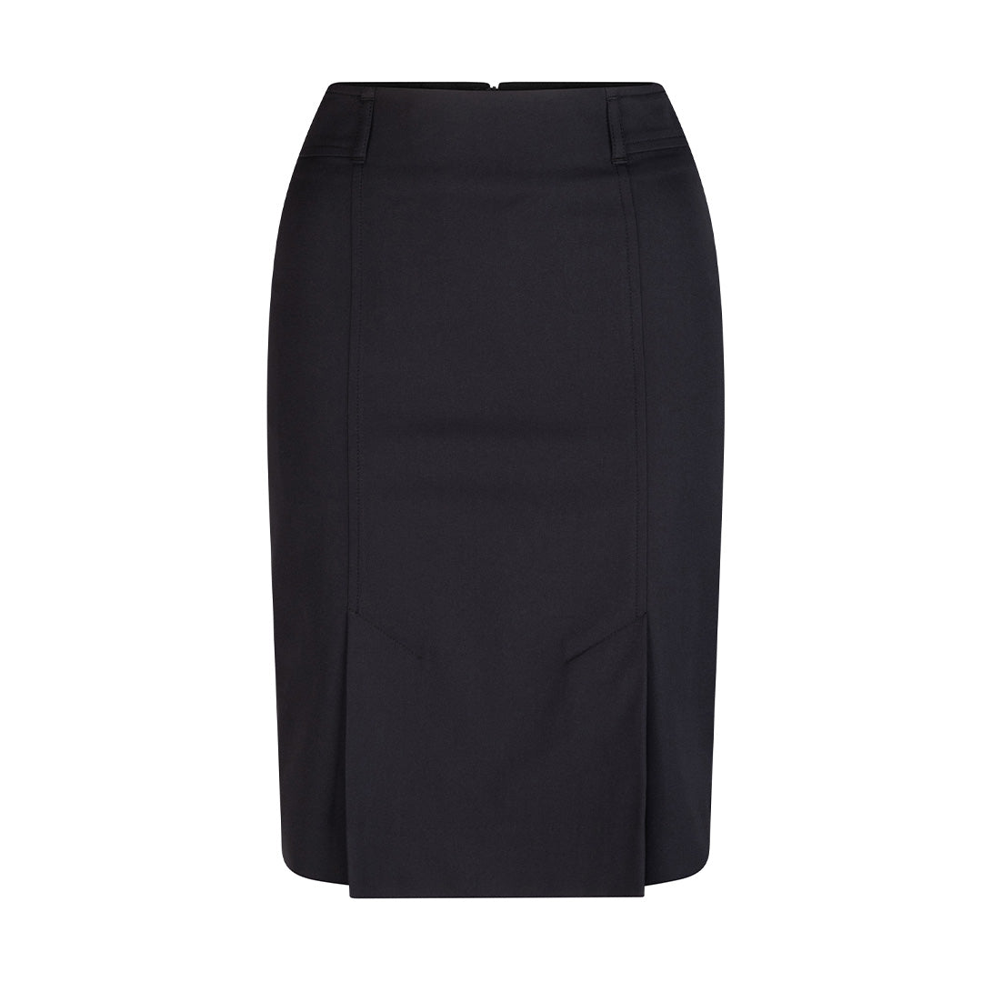LSJ Collection The Kick Pleat Skirt | Micro Fibre Navy Skirts