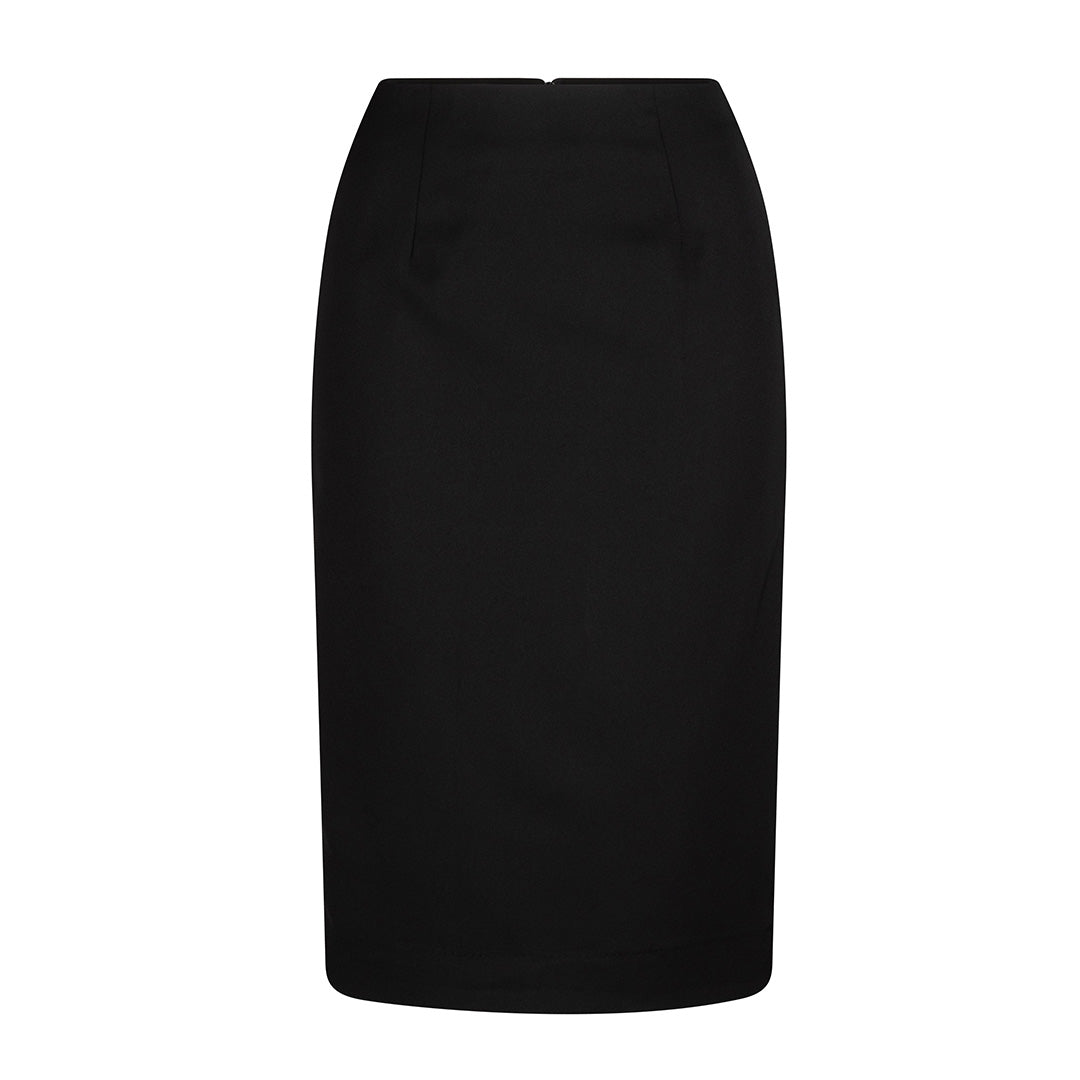 LSJ Collection The Mid Length High Rise Skirt | Micro Fibre Black Skirts