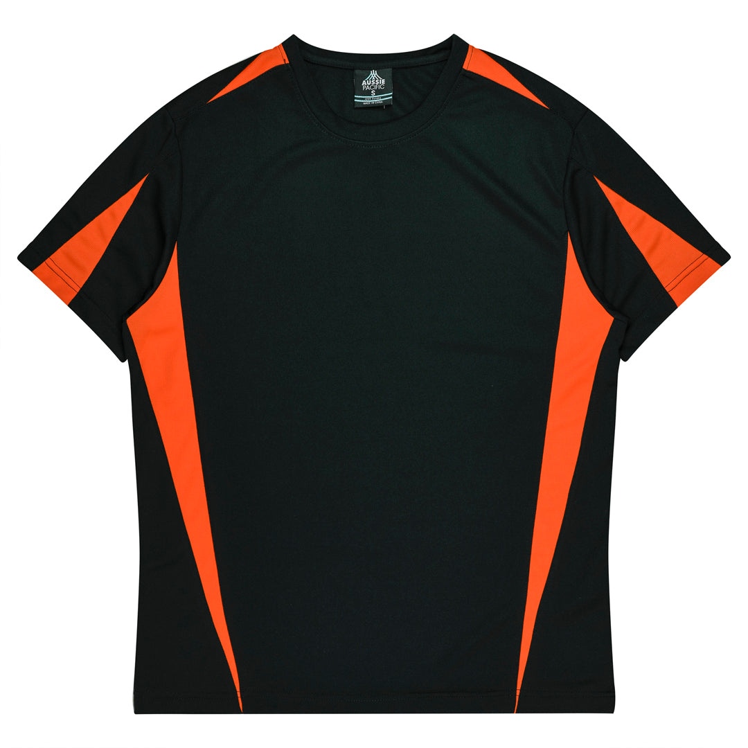 Aussie Pacific The Eureka Tee Shirt | Kids Black/Orange Shirts & Tops