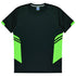 Aussie Pacific The Tasman Tee | Kids | Short Sleeve | Black Base Black/Neon Green Shirts & Tops