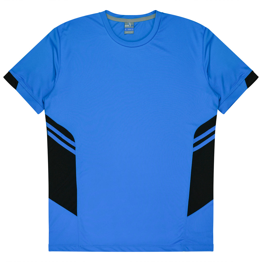 Aussie Pacific The Tasman Tee | Kids | Short Sleeve | Blue Base Cyan/Black Shirts & Tops