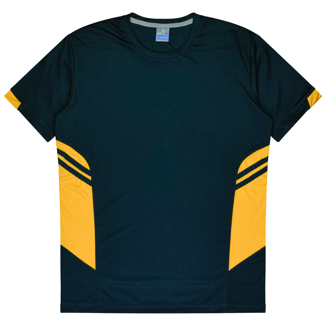 Aussie Pacific The Tasman Tee | Kids | Short Sleeve | Navy Base Navy/Gold Shirts & Tops
