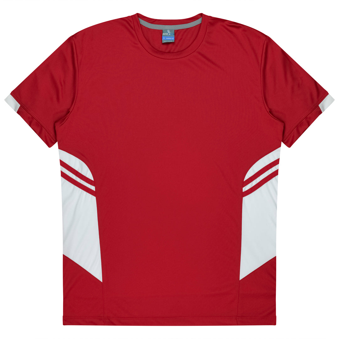 Aussie Pacific The Tasman Tee | Kids | Short Sleeve | Mixed Base Red/White Shirts & Tops
