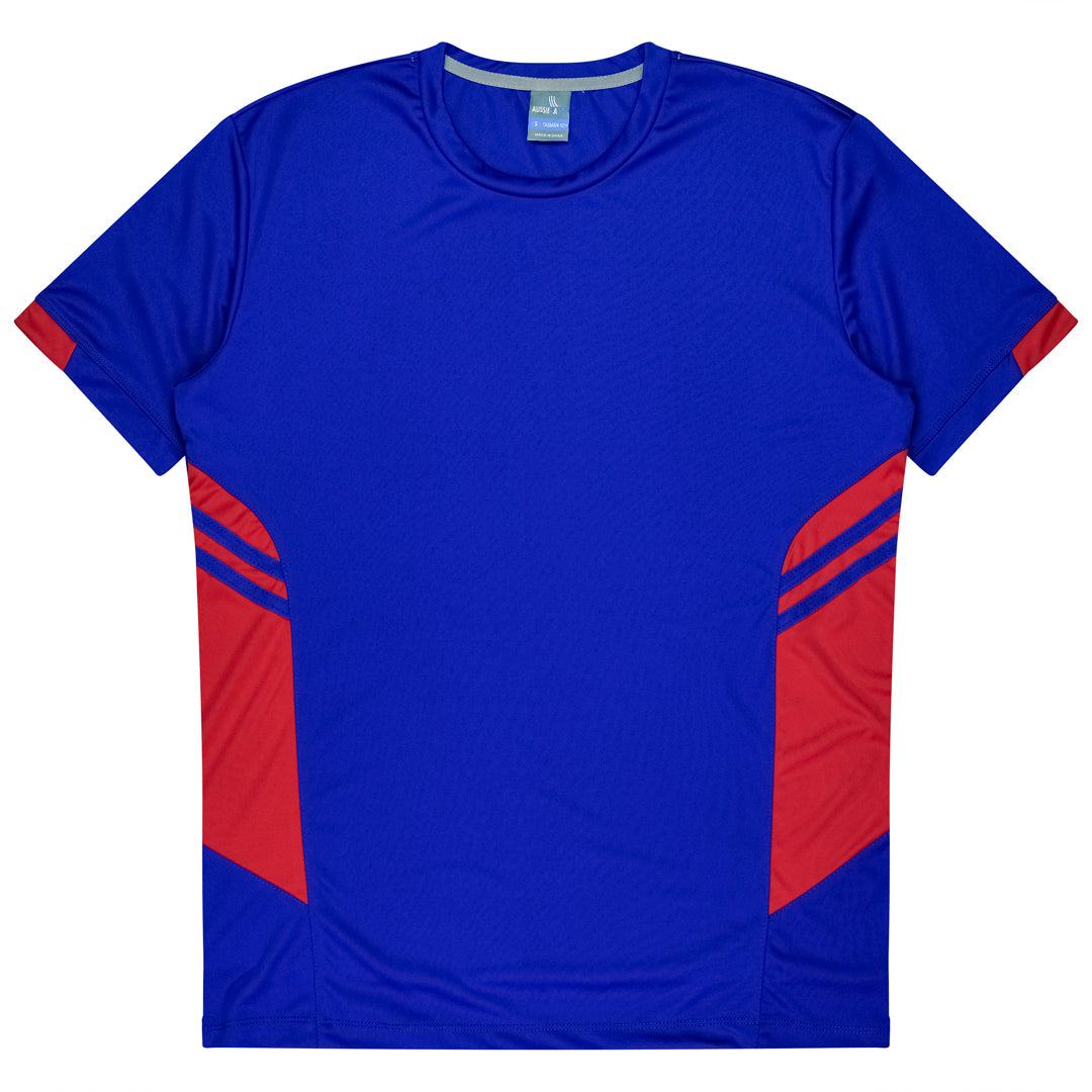 Aussie Pacific The Tasman Tee | Kids | Short Sleeve | Blue Base Royal/Red Shirts & Tops