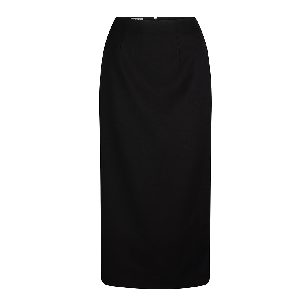 LSJ Collection The Ankle Length Skirt | Micro Fibre Black Skirts