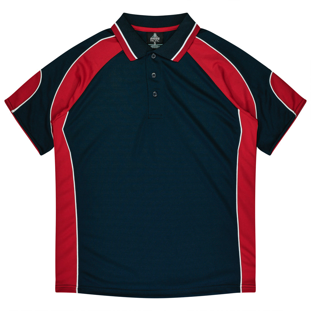 Aussie Pacific The Murray Polo | Kids Navy/Red Shirts & Tops