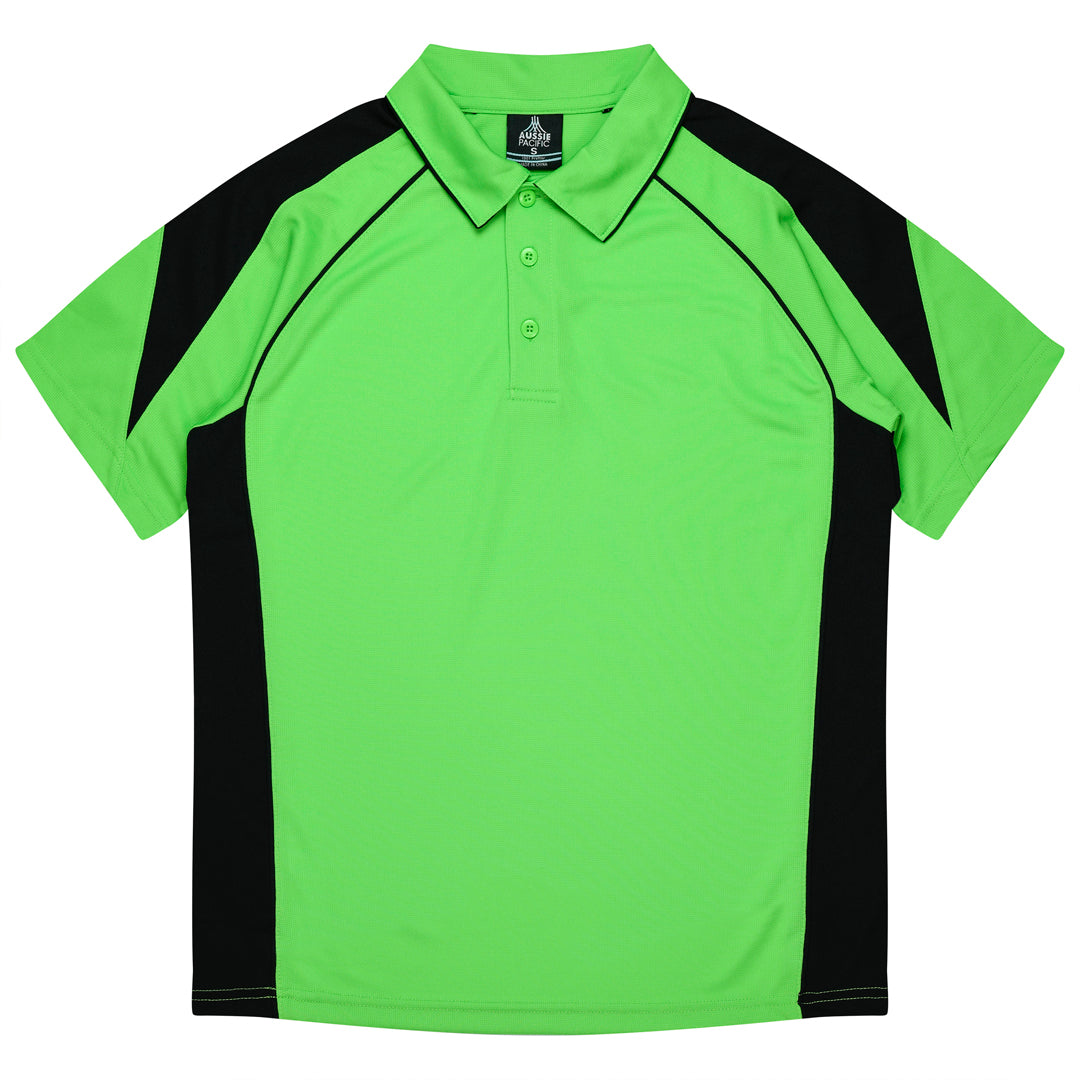 Aussie Pacific The Premier Polo | Kids Apple/Black Shirts & Tops