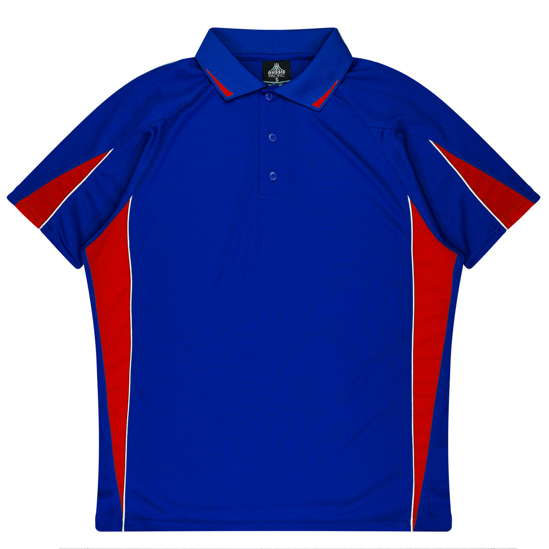 Aussie Pacific The Eureka Polo Shirt | Kids Royal/Red Shirts & Tops
