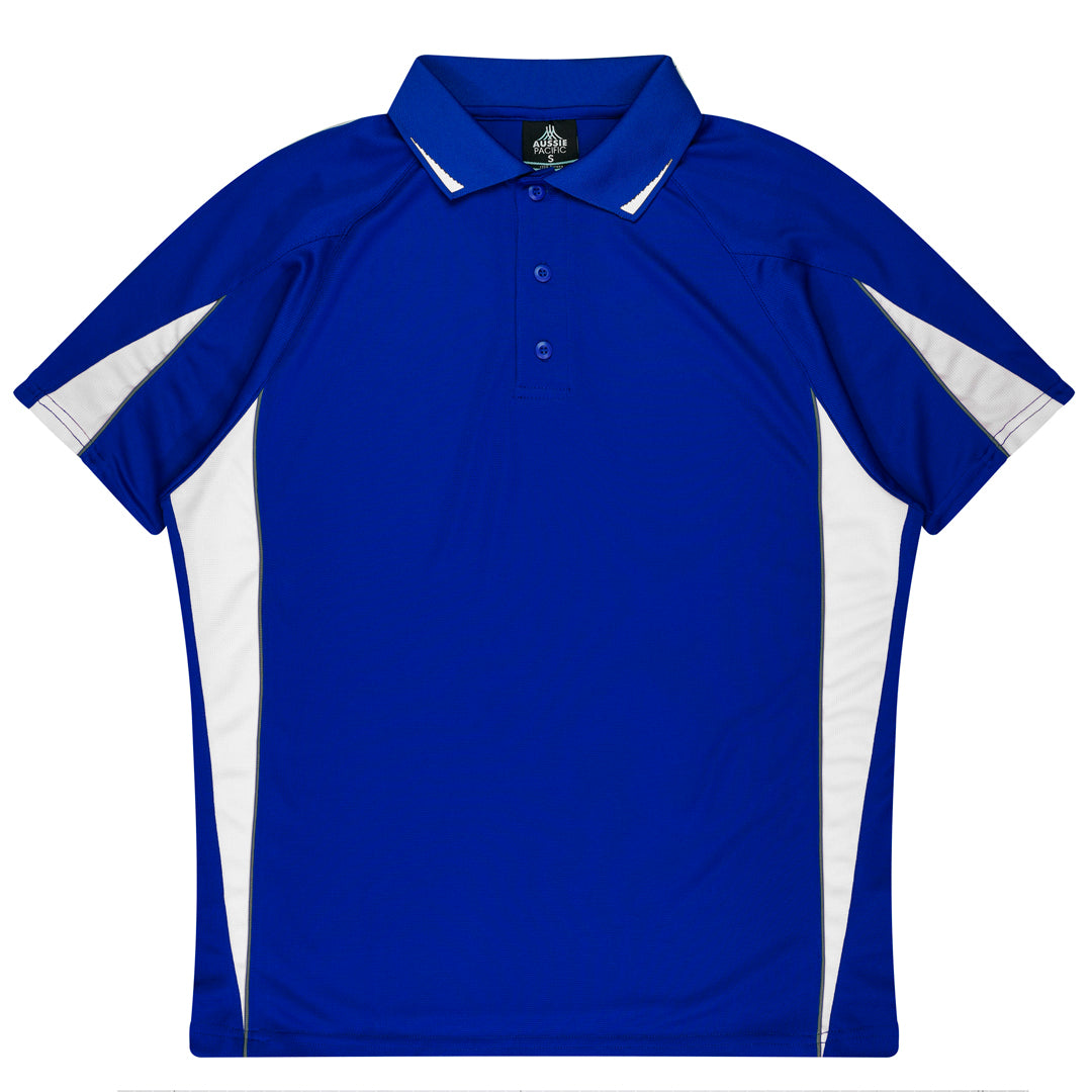 Aussie Pacific The Eureka Polo Shirt | Kids Royal/White Shirts & Tops