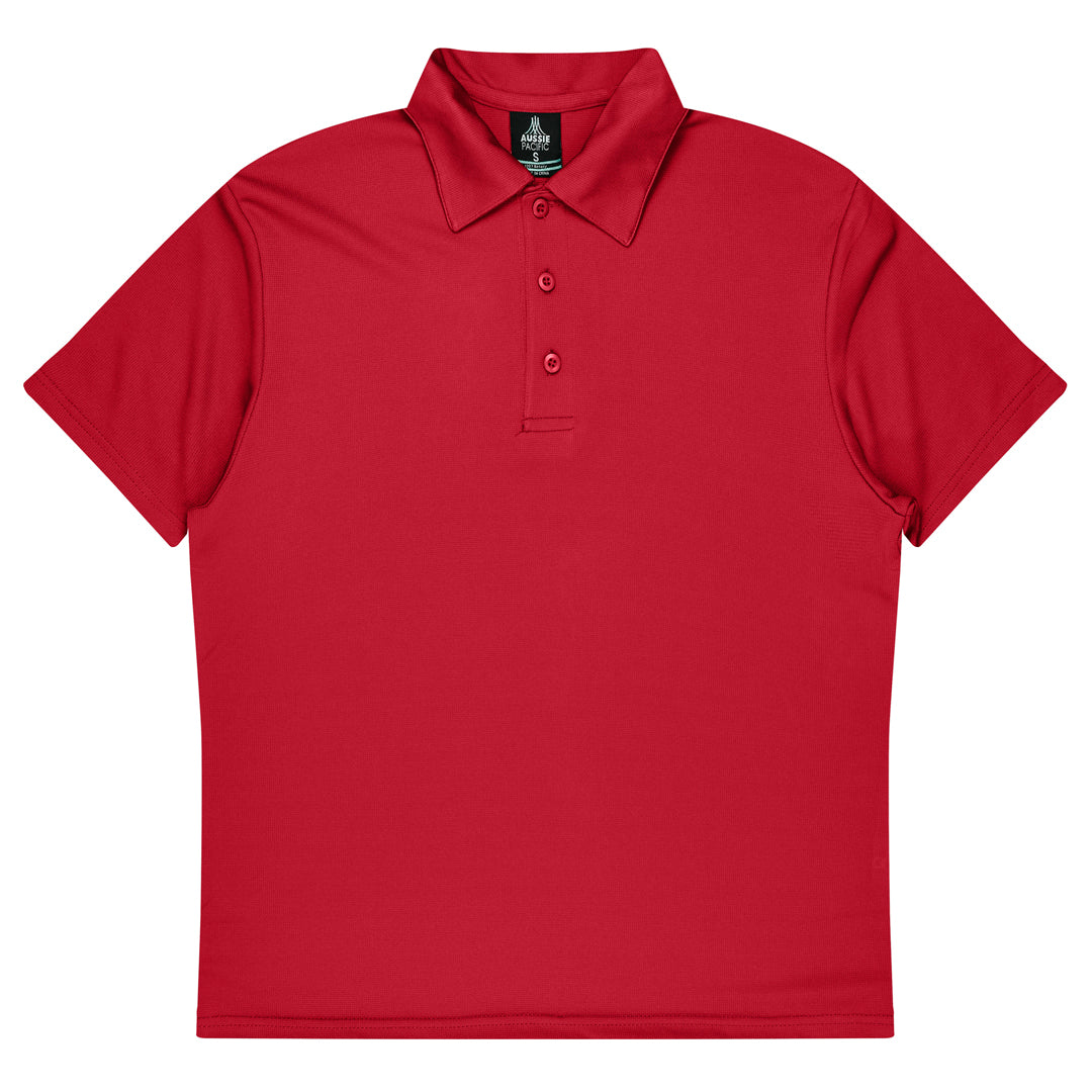Aussie Pacific The Botany Polo | Kids | Short Sleeve Red Shirts & Tops