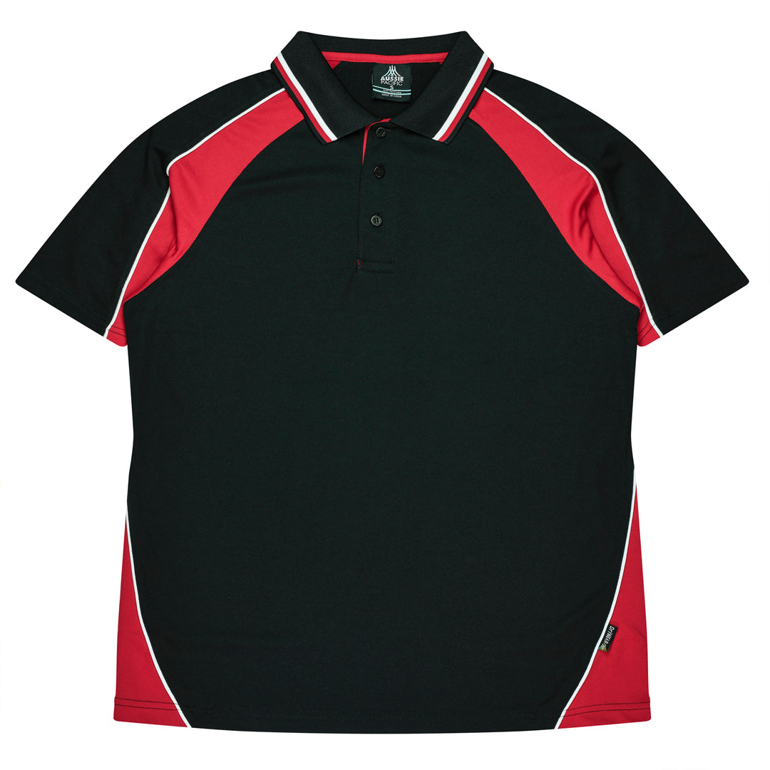 Aussie Pacific The Panorama Polo | Kids Black/Red/White Shirts & Tops