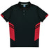 Aussie Pacific The Tasman Polo | Kids | Short Sleeve | Black Base Black/Red Shirts & Tops