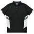 Aussie Pacific The Tasman Polo | Kids | Short Sleeve | Black Base Black/White Shirts & Tops
