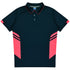 Aussie Pacific The Tasman Polo | Kids | Short Sleeve | Navy Base Navy/Neon Pink Shirts & Tops