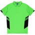 Aussie Pacific The Tasman Polo | Kids | Short Sleeve | Neon Base Neon Green/Black Shirts & Tops