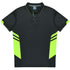 Aussie Pacific The Tasman Polo | Kids | Short Sleeve | Grey Base Slate/Neon Yellow Shirts & Tops