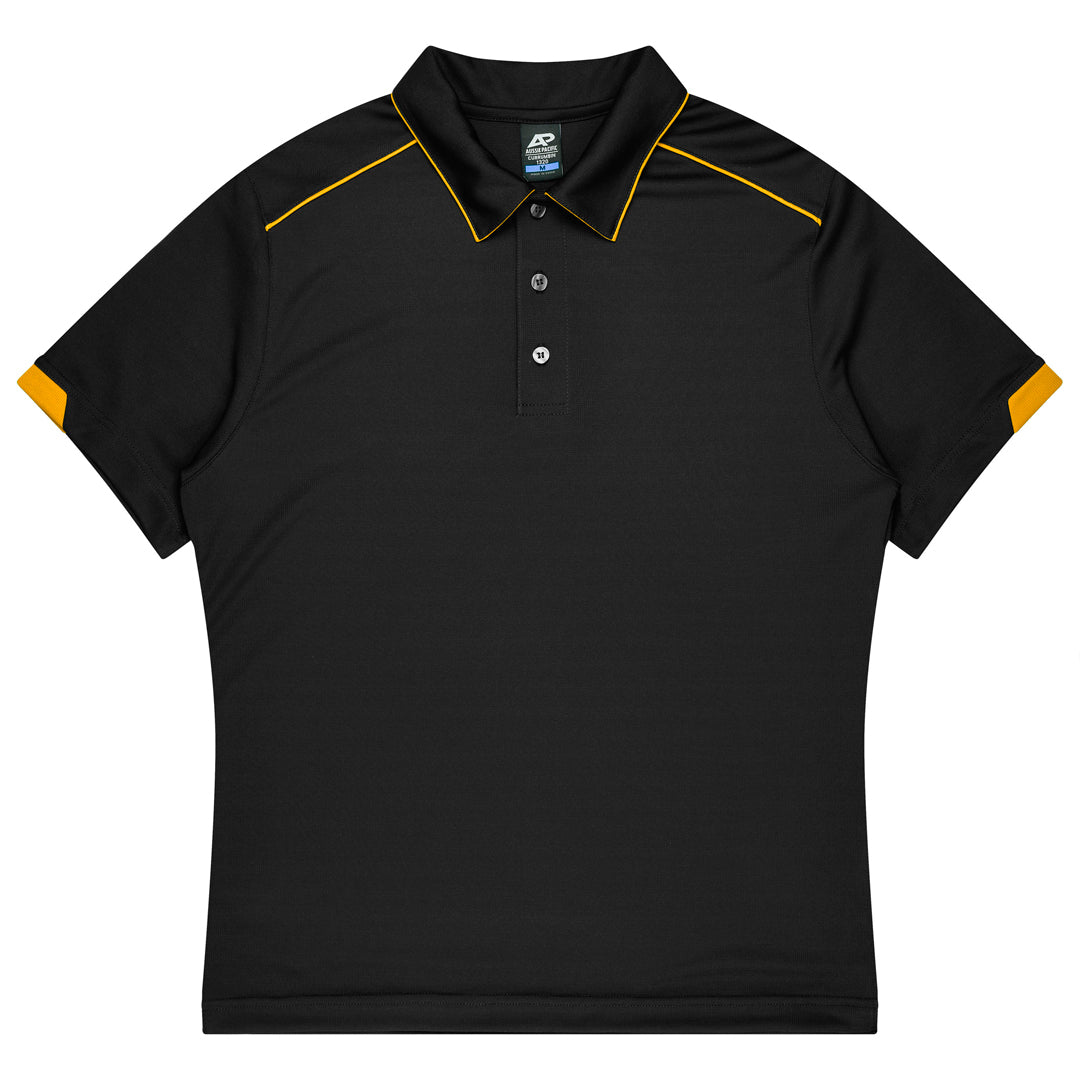 Aussie Pacific The Currumbin Polo | Kids | Short Sleeve Black/Gold Shirts & Tops