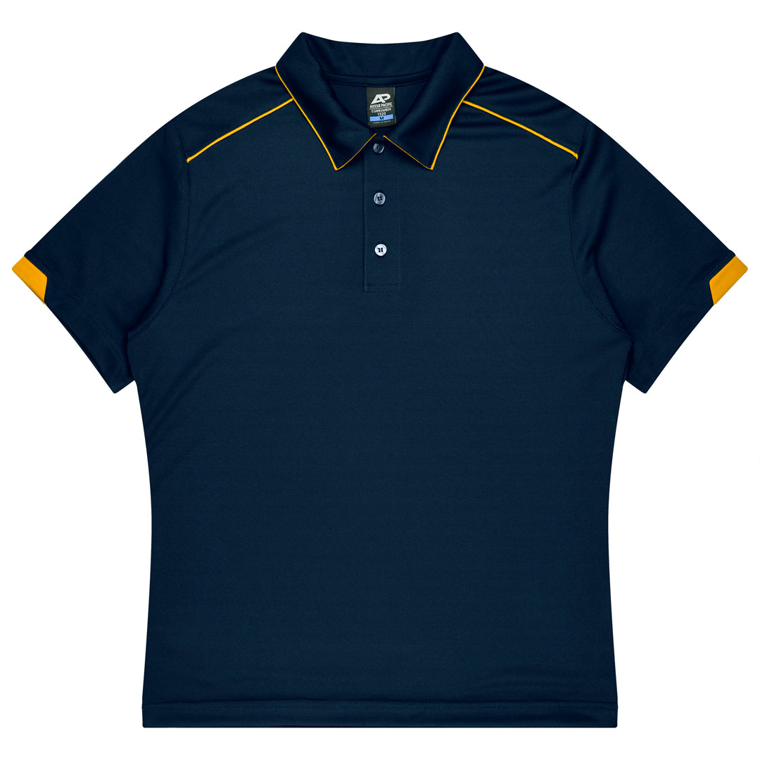Aussie Pacific The Currumbin Polo | Kids | Short Sleeve Navy/Gold Shirts & Tops