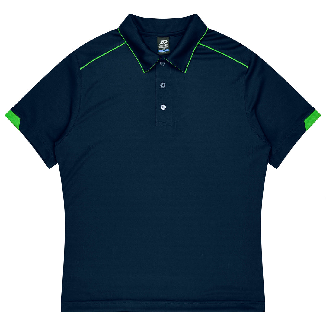 Aussie Pacific The Currumbin Polo | Kids | Short Sleeve Navy/Green Shirts & Tops