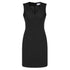 Biz Corporates The Cool Wool Dress | V Neck | Sleeveless Black Dresses