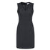 Biz Corporates The Cool Wool Dress | V Neck | Sleeveless Charcoal Dresses