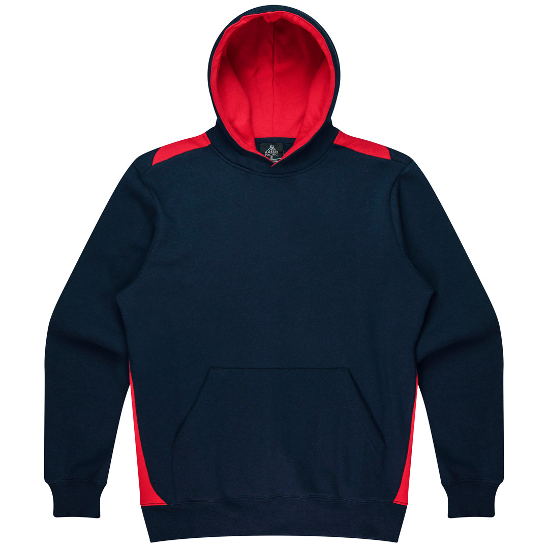 Aussie Pacific The Paterson Hoodie | Kids Navy/Red Outerwear