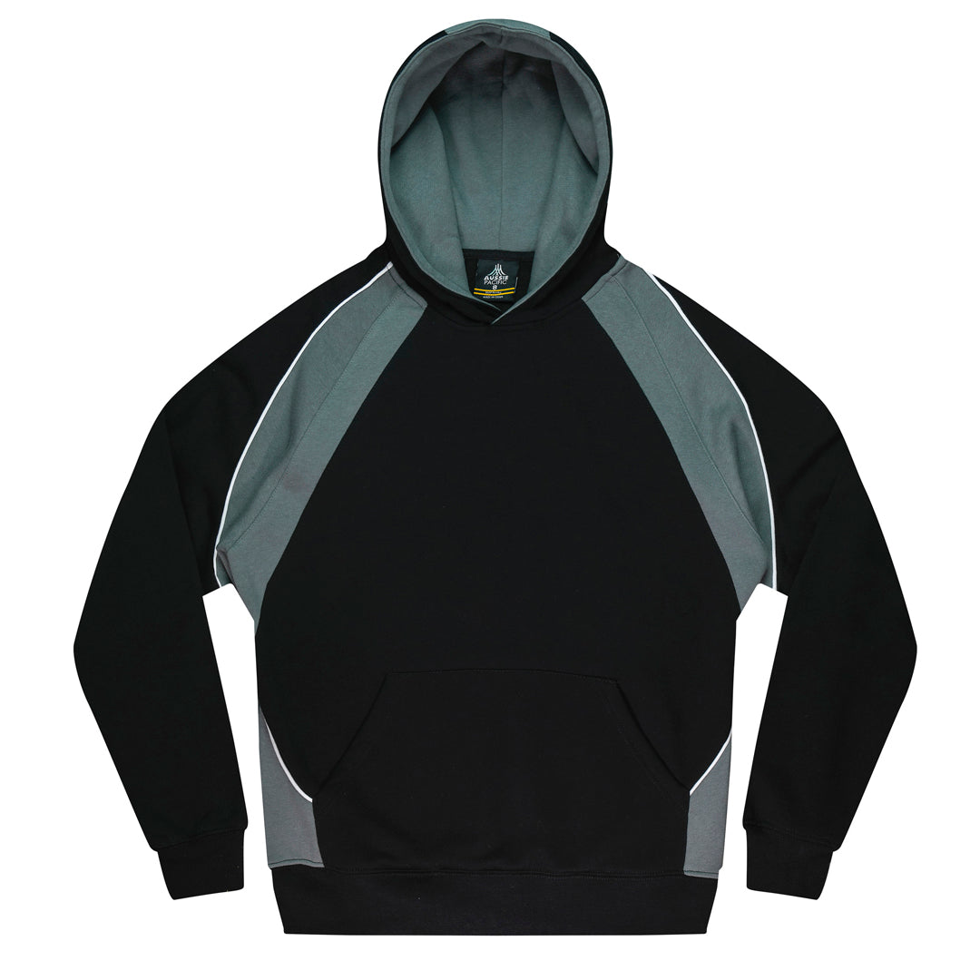 Aussie Pacific The Huxley Hoodie | Kids Black/Ashe/White Outerwear