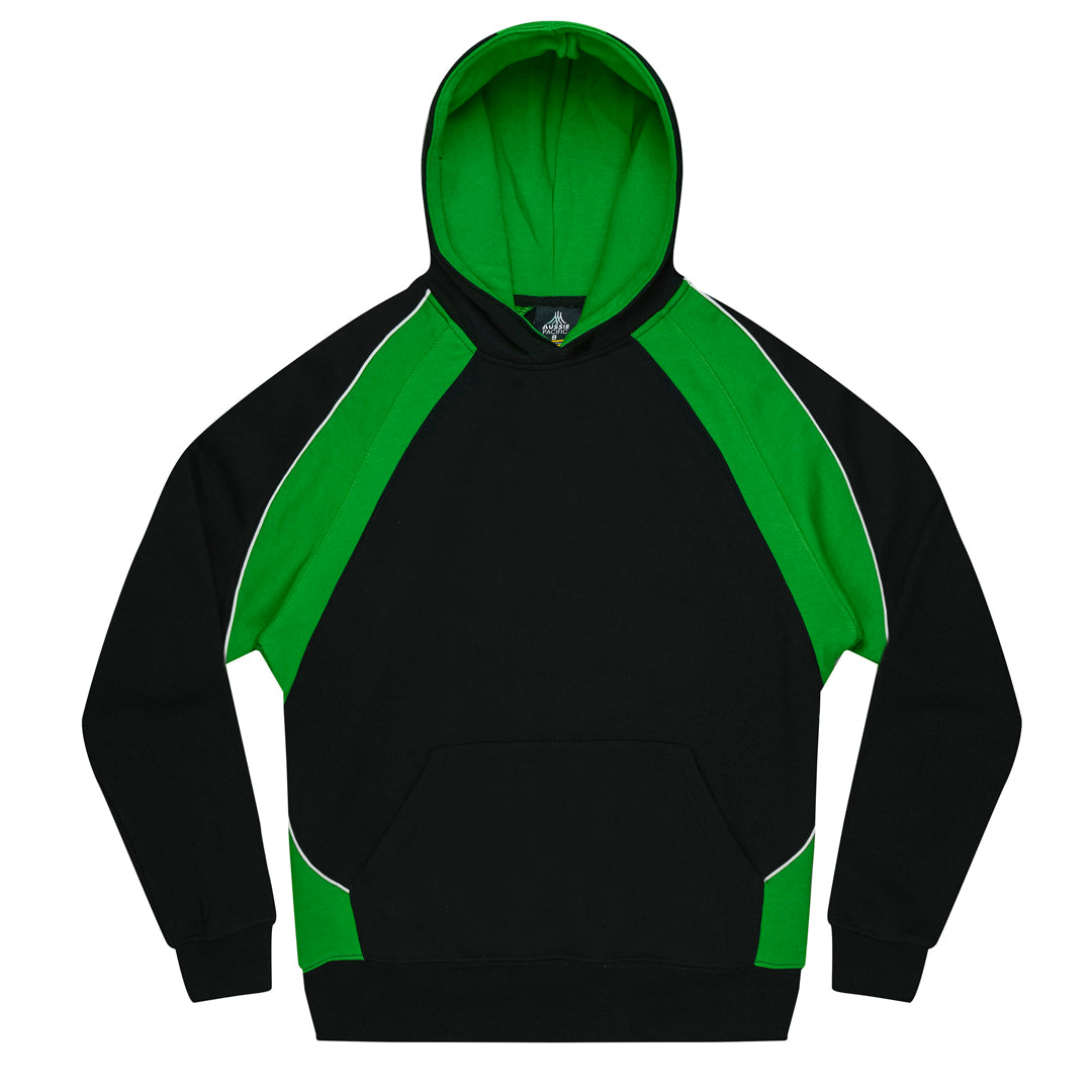Aussie Pacific The Huxley Hoodie | Kids Black/Kawa Green/White Outerwear