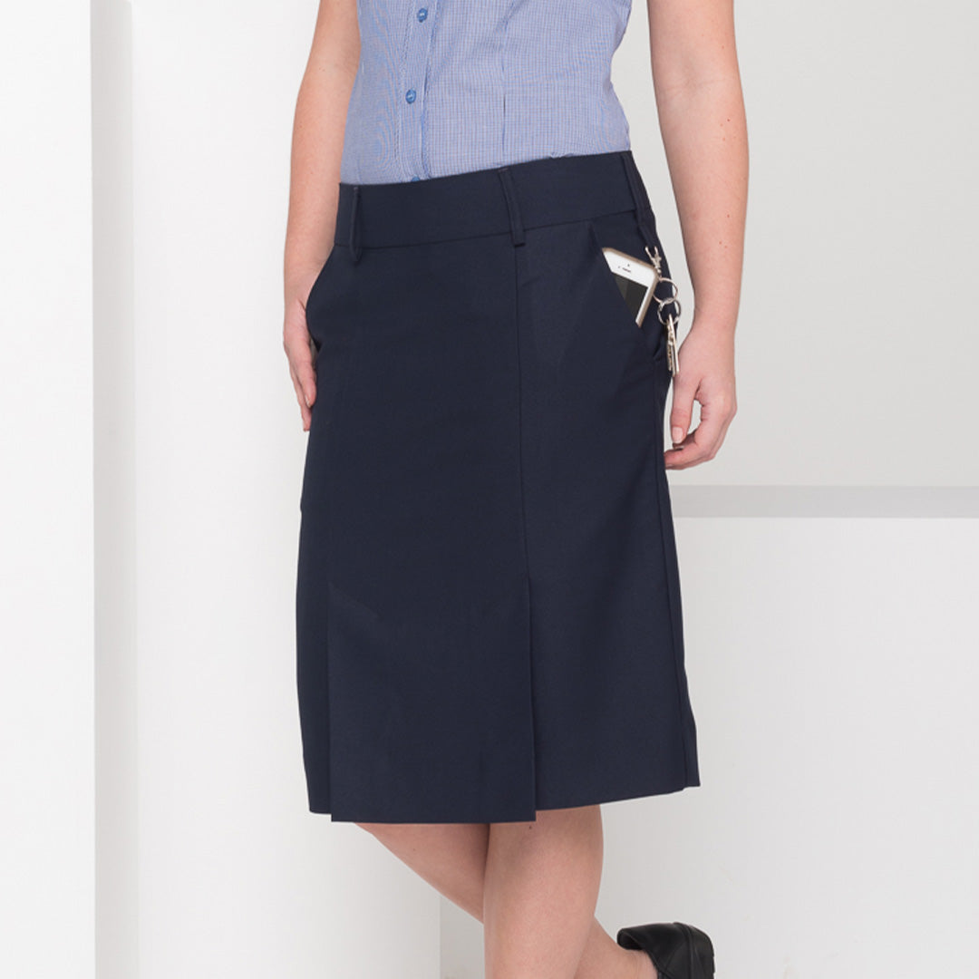 LSJ Collection The Kick Pleat Pocket Skirt | Poly Viscose Skirts