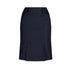 LSJ Collection The Kick Pleat Pocket Skirt | Poly Viscose Navy Skirts