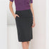 LSJ Collection The Kick Pleat Pocket Skirt | Mechanical Stretch Skirts