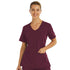 Maevn The Matrix Pro Active Knit Scrub Top | Ladies Wine Scrubs