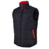 Jbs Wear The Contrast Puffer Vest | Adults Black/Red Vests
